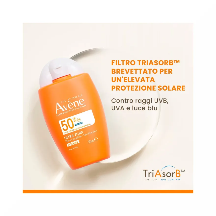 Eau Thermale Avène Solare Ultra-Fluid Invisibile 50ml SPF50