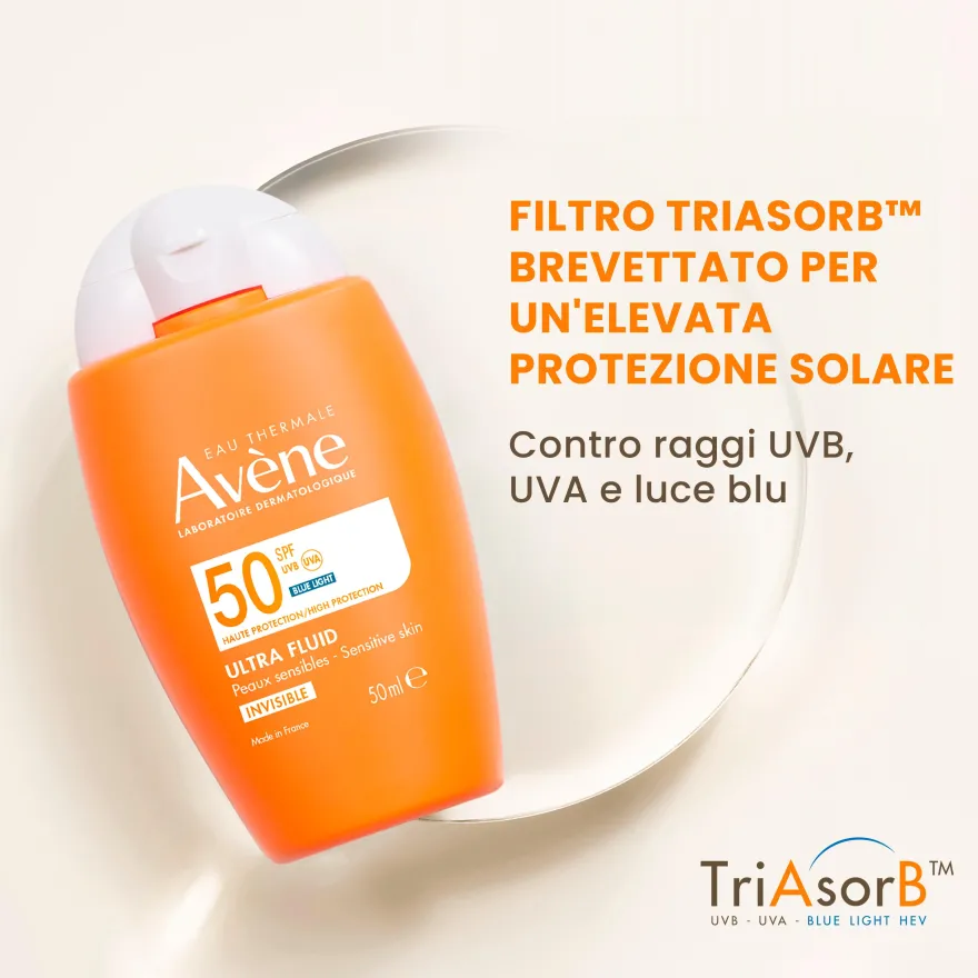 Eau Thermale Avène Ultra Fluid Invisibile Alta Protezione Spf50 50ml