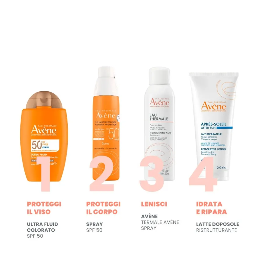 Eau Thermale Avène Ultra-Fluid Perfezionatore Protezione Molto Alta 50ml SPF50+