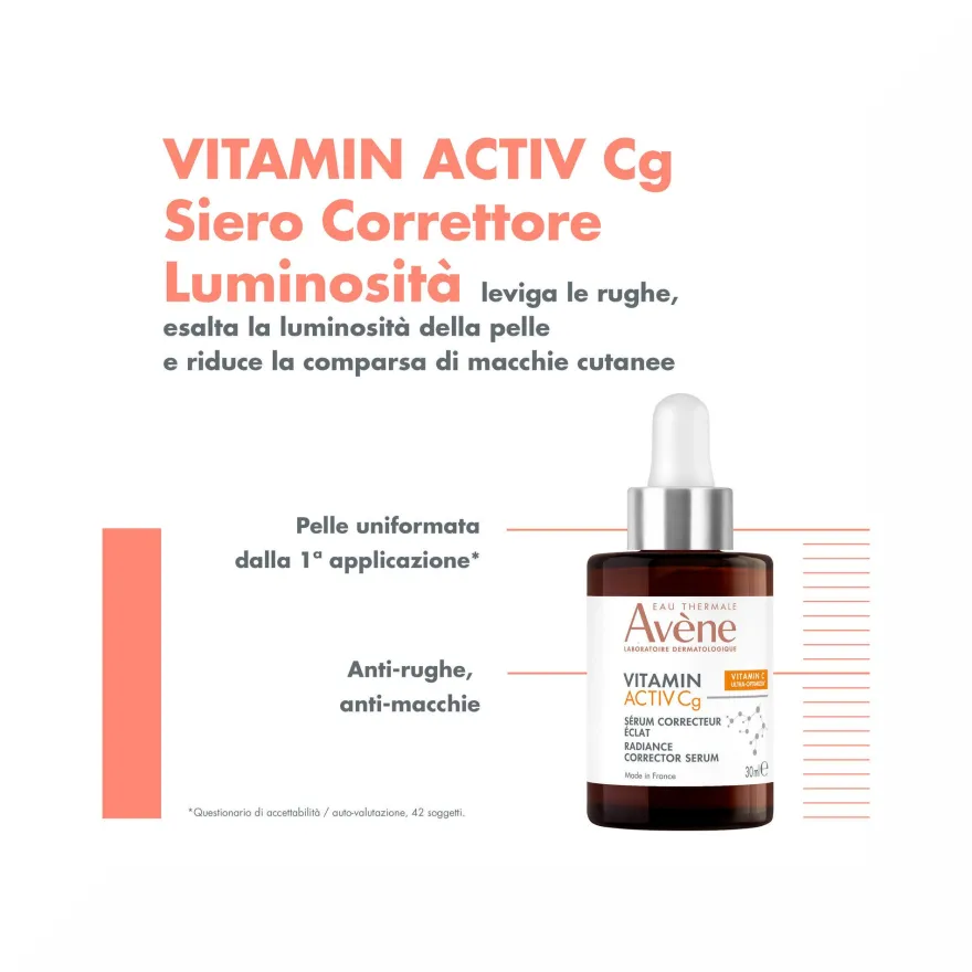 Eau Thermale Avène Vitamin Activ Cg Siero Correttore Luminosità Anti-Età 30ml