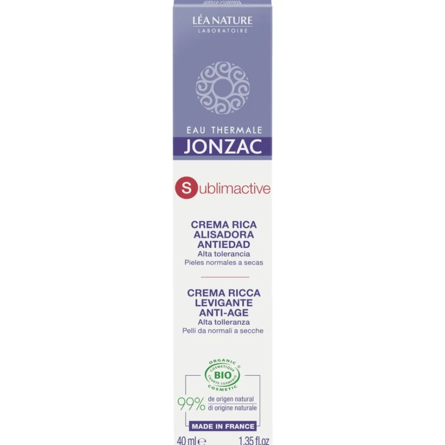 Eau Thermale Jonzac Crema Ricca Levigante Anti-Age Sublimactive Viso 40ml