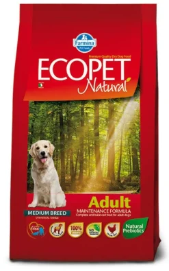 Ecopet Natural Adult Medium Per Cani Adulti 2.5kg