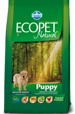 Ecopet Natural PuppyMedium Cibo Secco Per Cani 2,5kg
