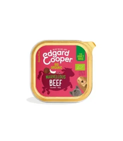 Edgard & Cooper Adult Manzo Biologico Senza Cereali Cibo Umido per Cani 100g