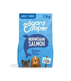Edgard & Cooper Adult Salmone Norvegese Senza Cereali Crocchette per Cani 2,5 Kg