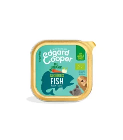 Edgard & Cooper Pesce Biologico Senza Cereali Cibo Umido per Cani 100g