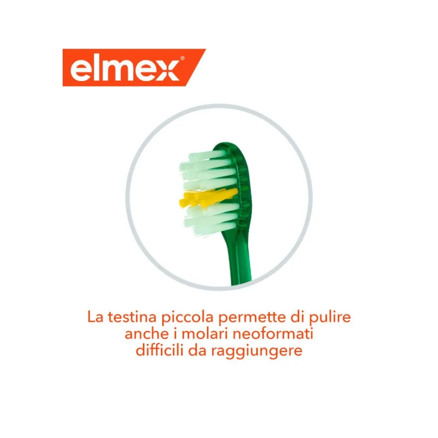 Elmex Spazzolino Junior 6/12 Anni Bambini Morbido