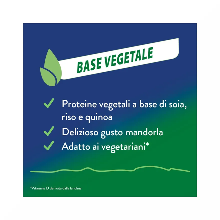 Ensure Advance Base Vegetale Integratore alimentare con Proteine Vegetali Gusto Mandorla 400g