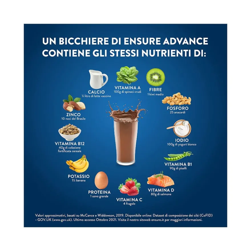 Ensure Advance Integratore Proteico Cioccolato 850g - Nutrizione Ottimale