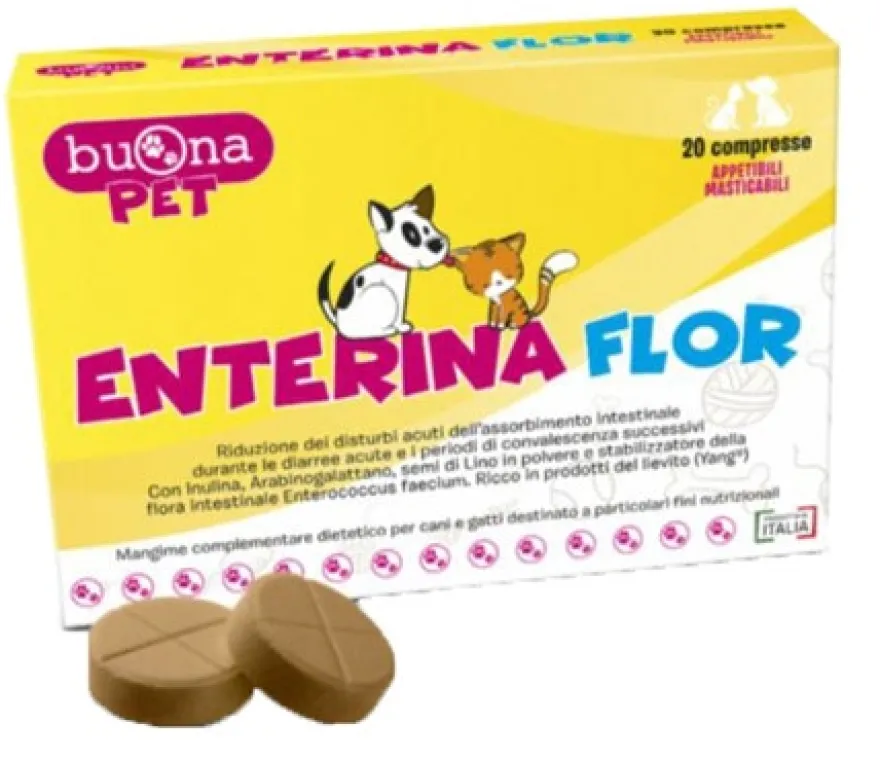 Enterina Flor Cani E Gatti 20 Compresse
