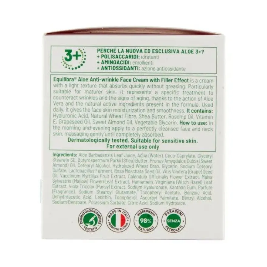 Equilibra Aloe Crema Viso Anti-Rughe 50ml