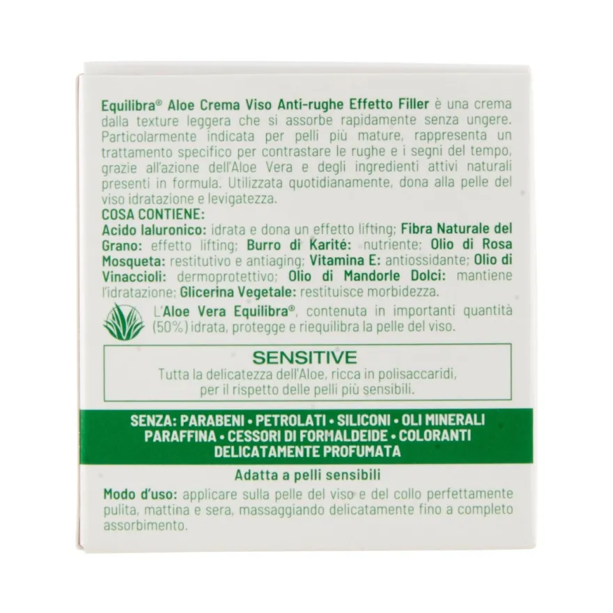 Equilibra Aloe Crema Viso Anti-Rughe 50ml