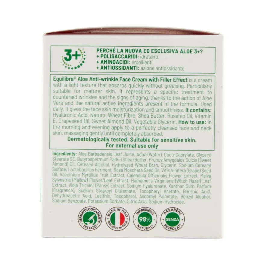 Equilibra Aloe Crema Viso Anti-Rughe 50ml