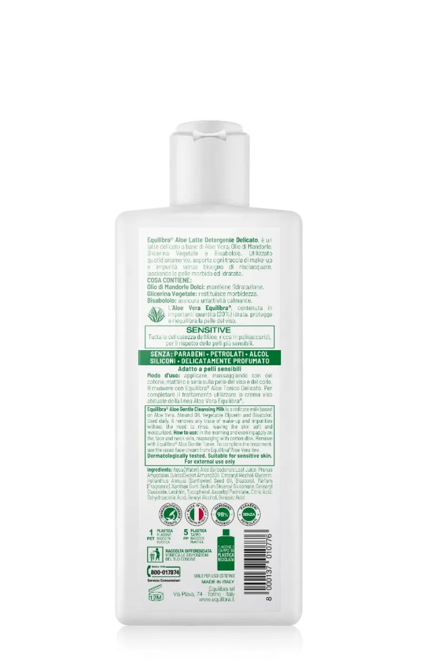 Equilibra Aloe Latte Detergente Viso 200ml