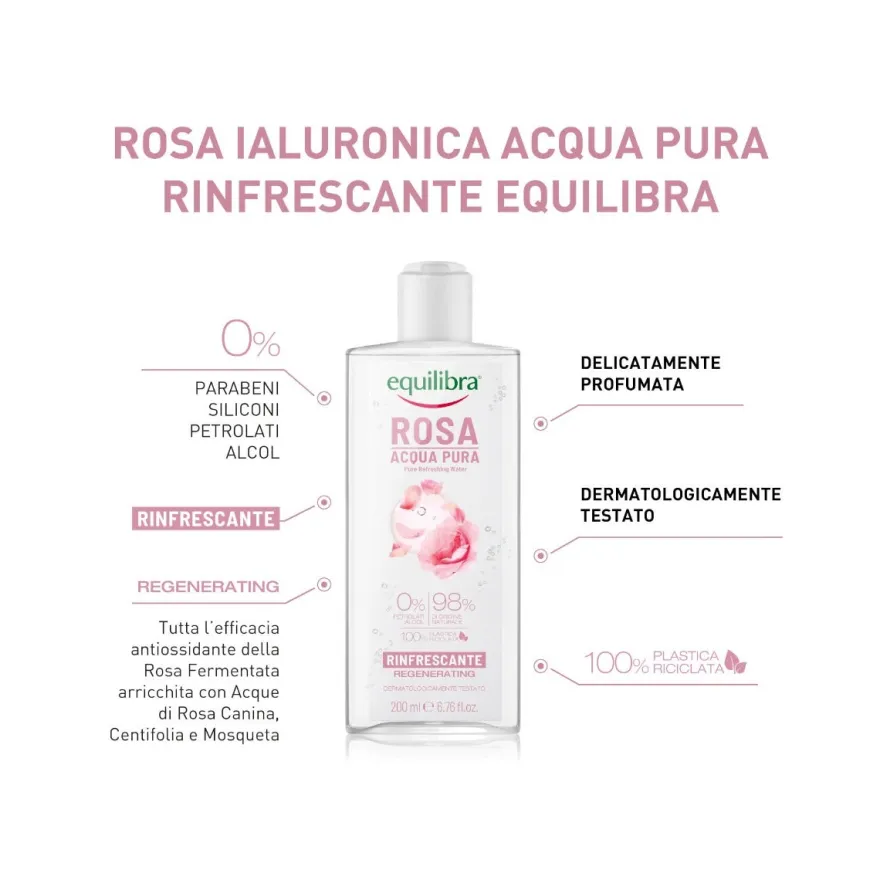 Equilibra Rosa Acqua Pura Tonificante 200ml