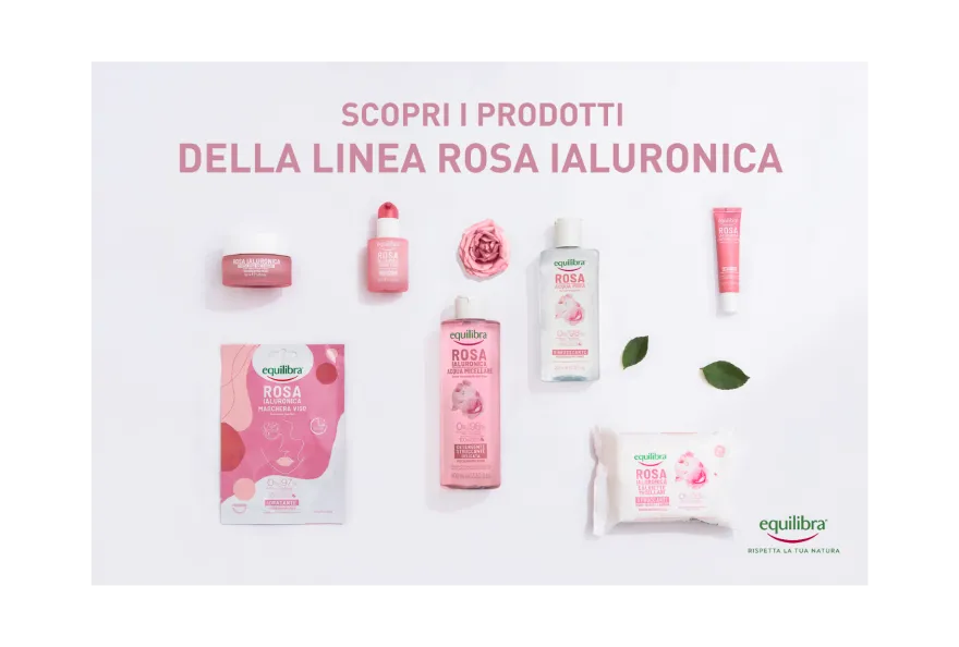 Equilibra Rosa Ialuronica Acqua Micellare Detergente/Struccante Delicata 400ml