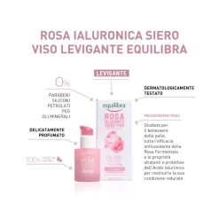 Equilibra Rosa Ialuronica Siero Viso Levigante 30ml