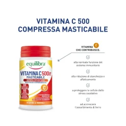 Equilibra Vitamina C 500 60 Compresse Masticabili