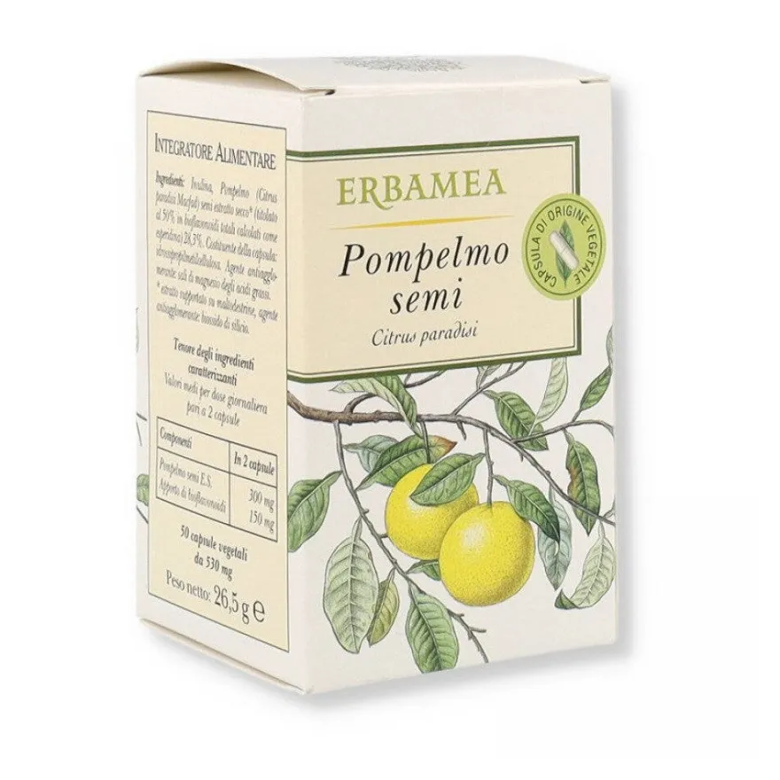 Erbamea Pomplemo Semi 50 Capsule Vegetali