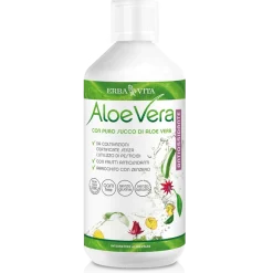 Erba Vita Aloe Vera Puro Succo Antiossidante 1 Litro