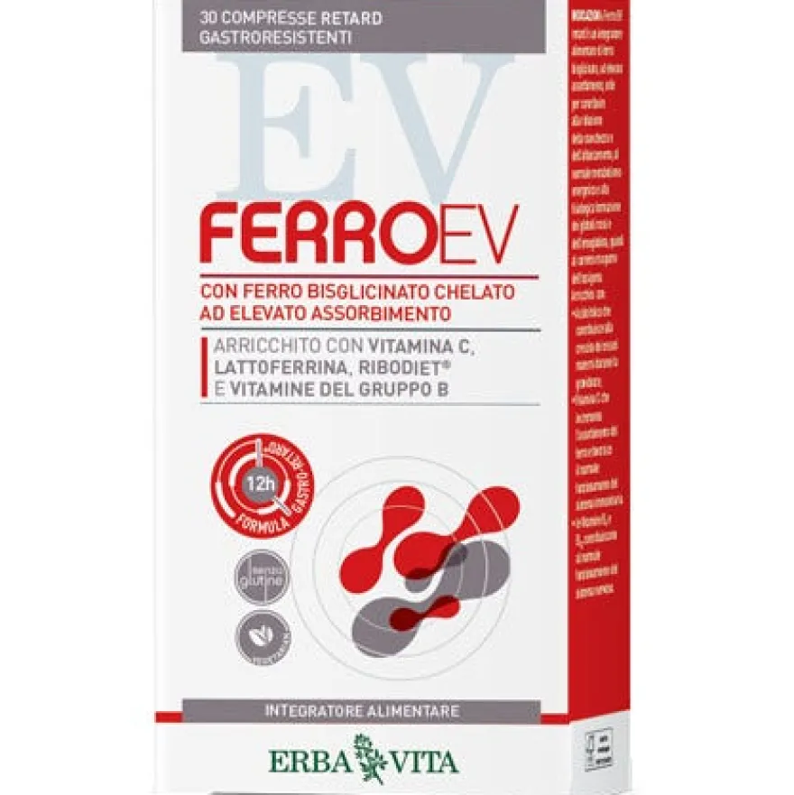 Erba Vita Ferro Ev Retard 30 Compresse