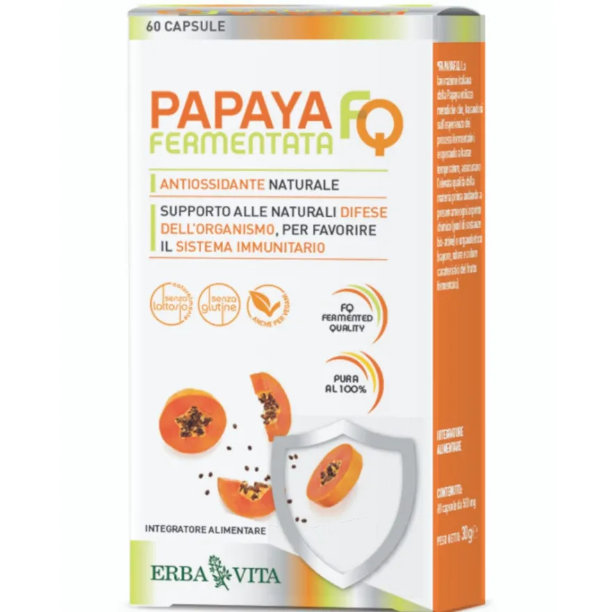 Erba Vita Papaya Fermentata FQ 60 Capsule