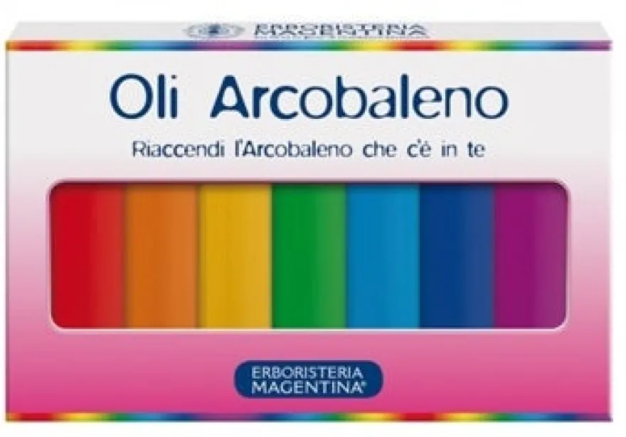 Erboristeria Magentina Arcobaleno Set Olii 7 Pezzi