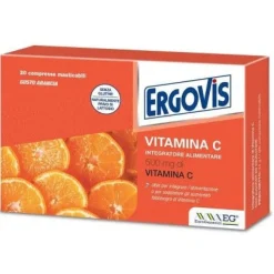 Ergovis Vitamina C 500mg 30 Compresse Masticabili