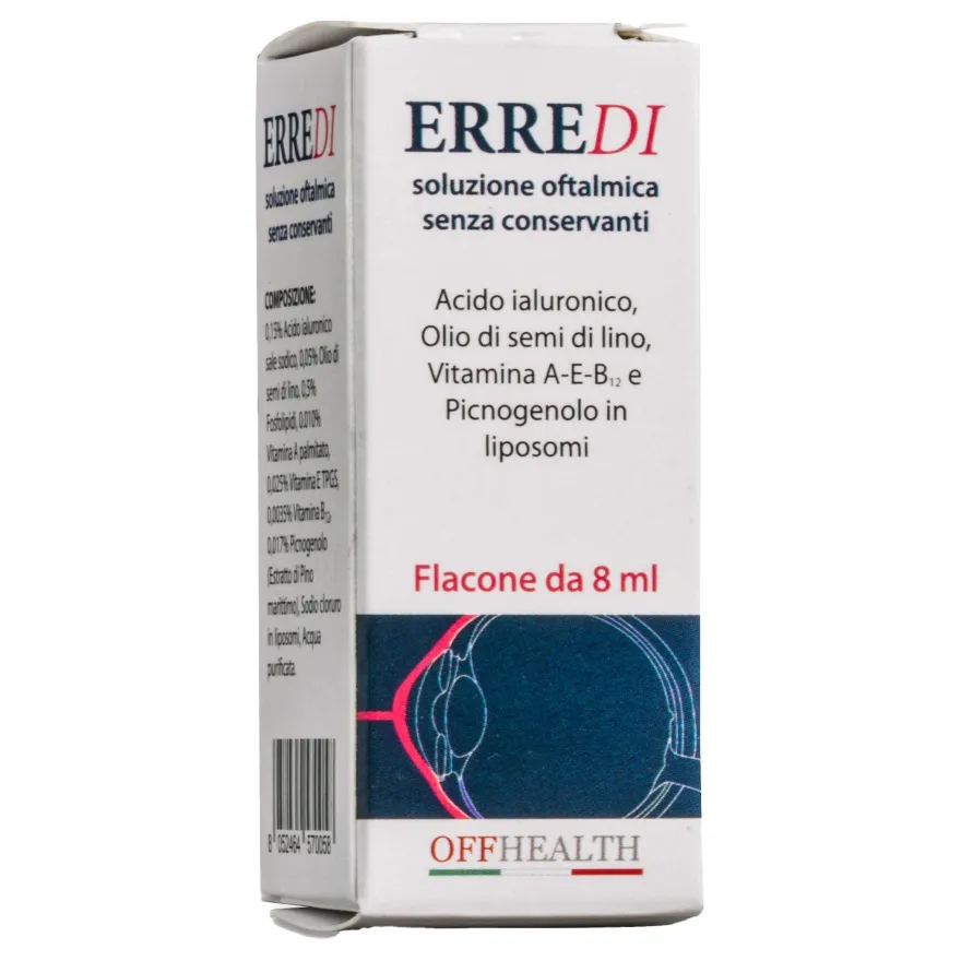 Erredi Soluzione Oftalmica Senza Conservanti 8 ml