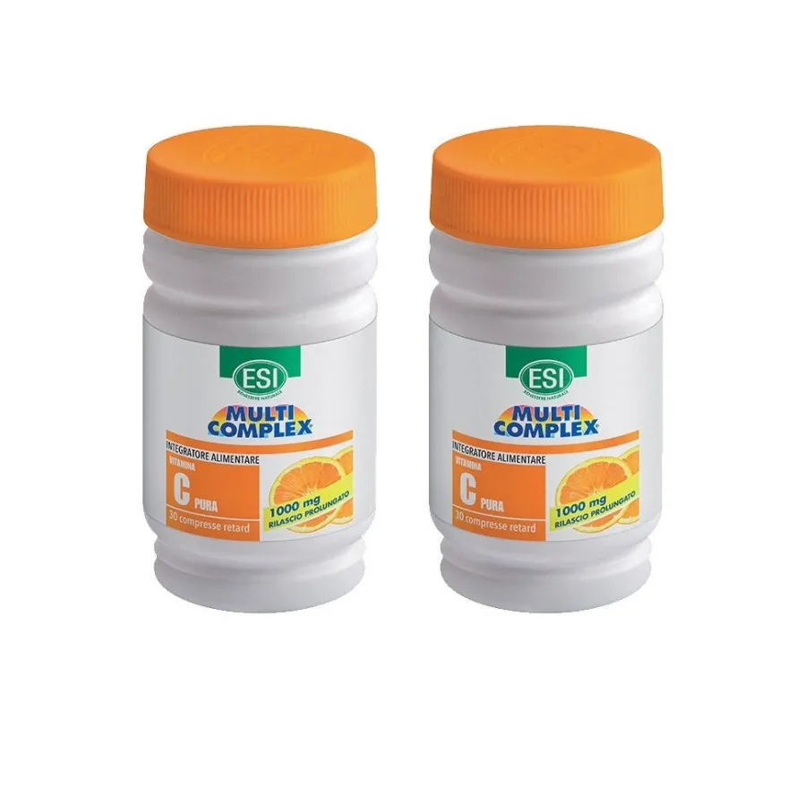 Esi Multicomplex Vitamina C Pura Retard Bipack 30+30 Compresse