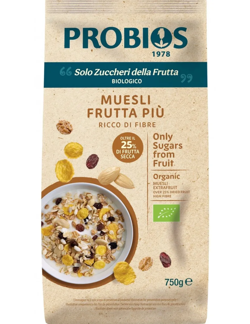 ETG MUESLI FRUTTA PIU' 750G
