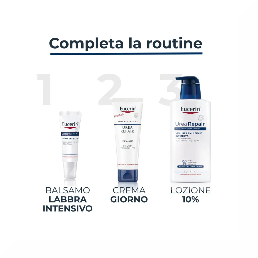 Eucerin Acute Lip Balm 10ml - Sollievo Intenso per Labbra Secche