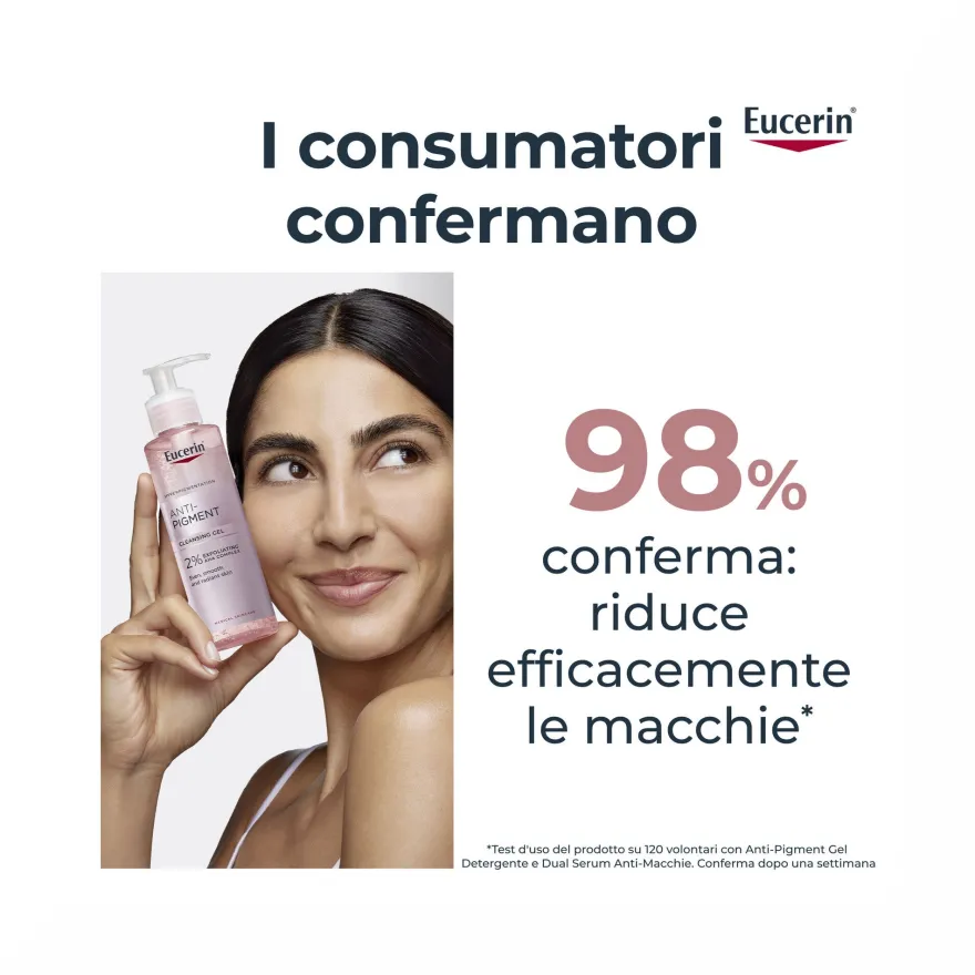 Eucerin Antipigment Gel Detergente Viso 200ml