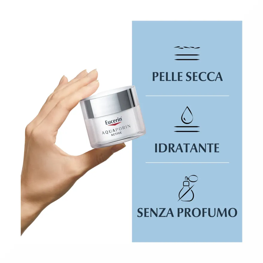 Eucerin Aquaporin Active Pelli Secche crema viso 40ml
