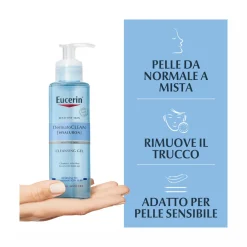 Eucerin DermatoClean Hyaluron gel detergente Viso 200 ml
