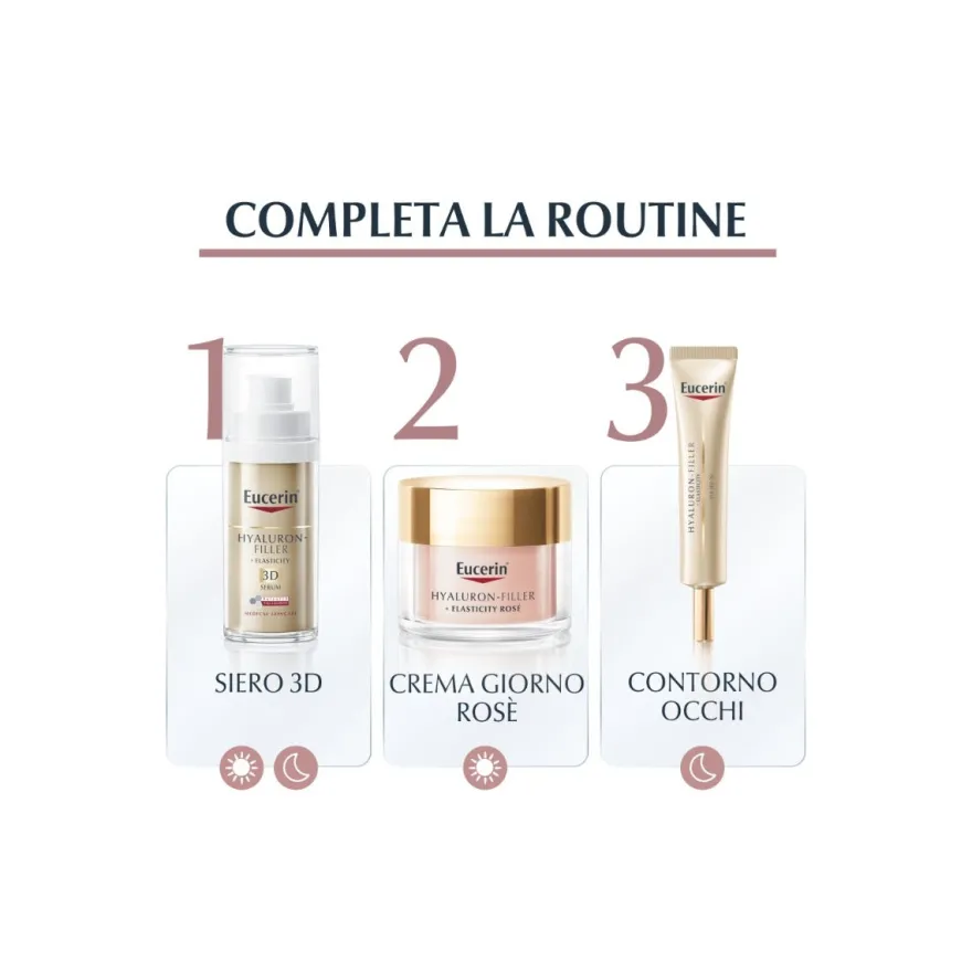 Eucerin Hyaluron-Filler + Elasticity Crema Giorno Rosé SPF30 50ml
