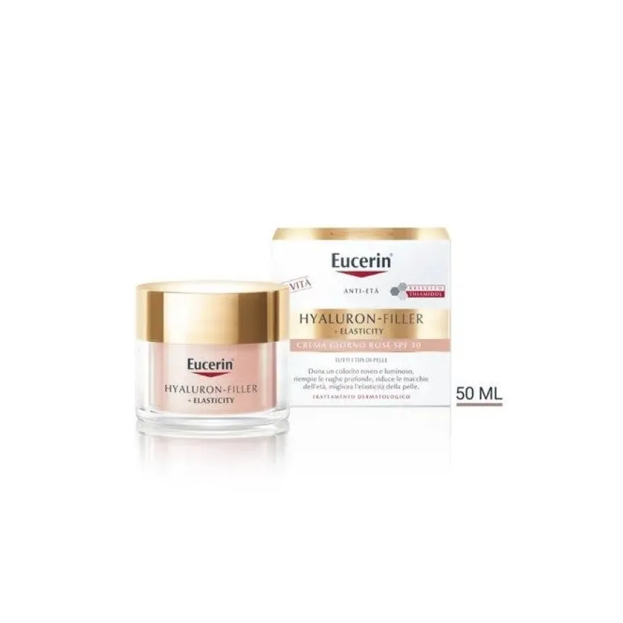 Eucerin Hyaluron-Filler + Elasticity Crema Giorno Rosé SPF30 50ml