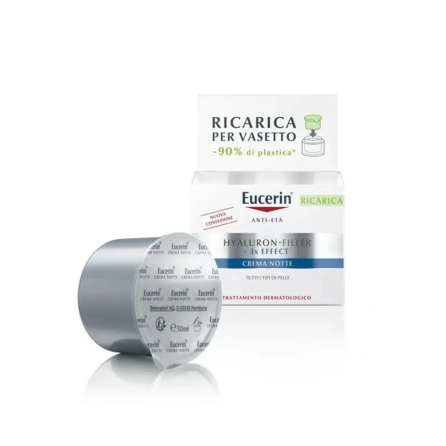 Eucerin Hyaluron Filler Notte Crema Viso Ricarica 50ml
