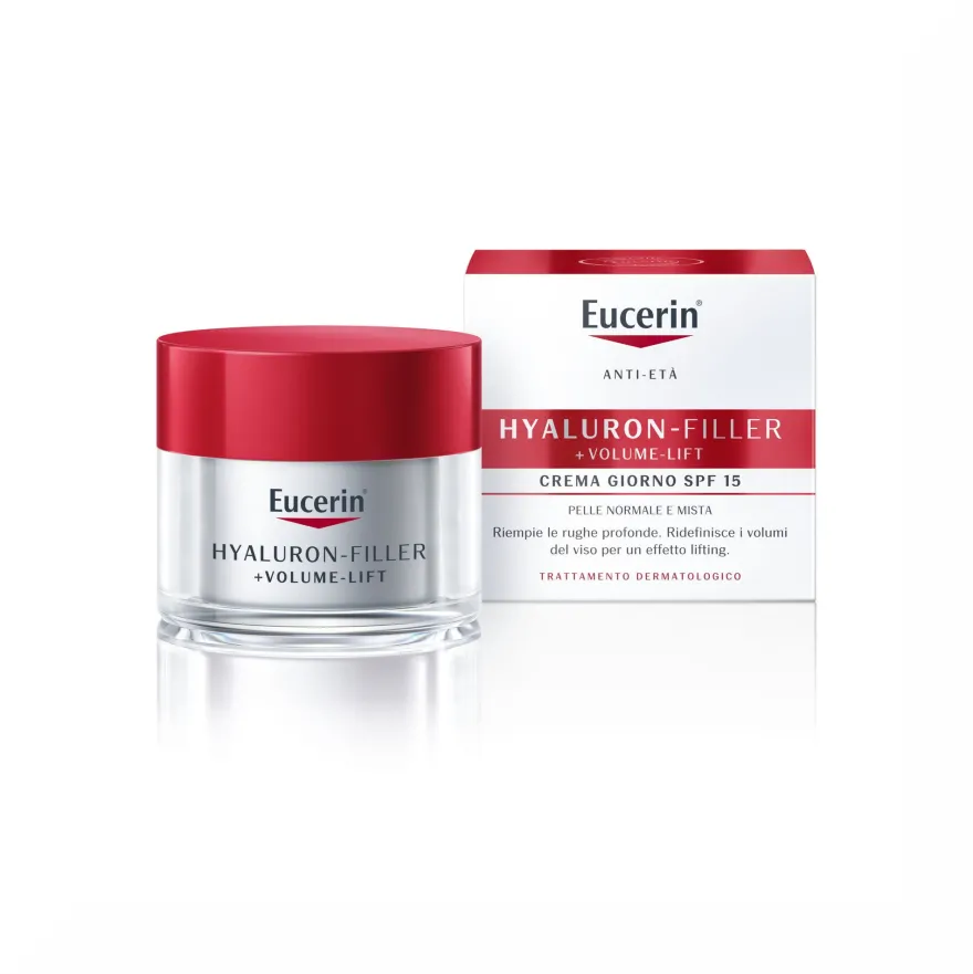 Eucerin Hyaluron-Filler+Volume-Lift Giorno crema antirughe Pelle Normale 50 ml