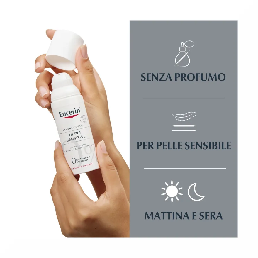 Eucerin Ultrasensitive Trattamento Lenitivo Pelle da Normale a Mista 50ml