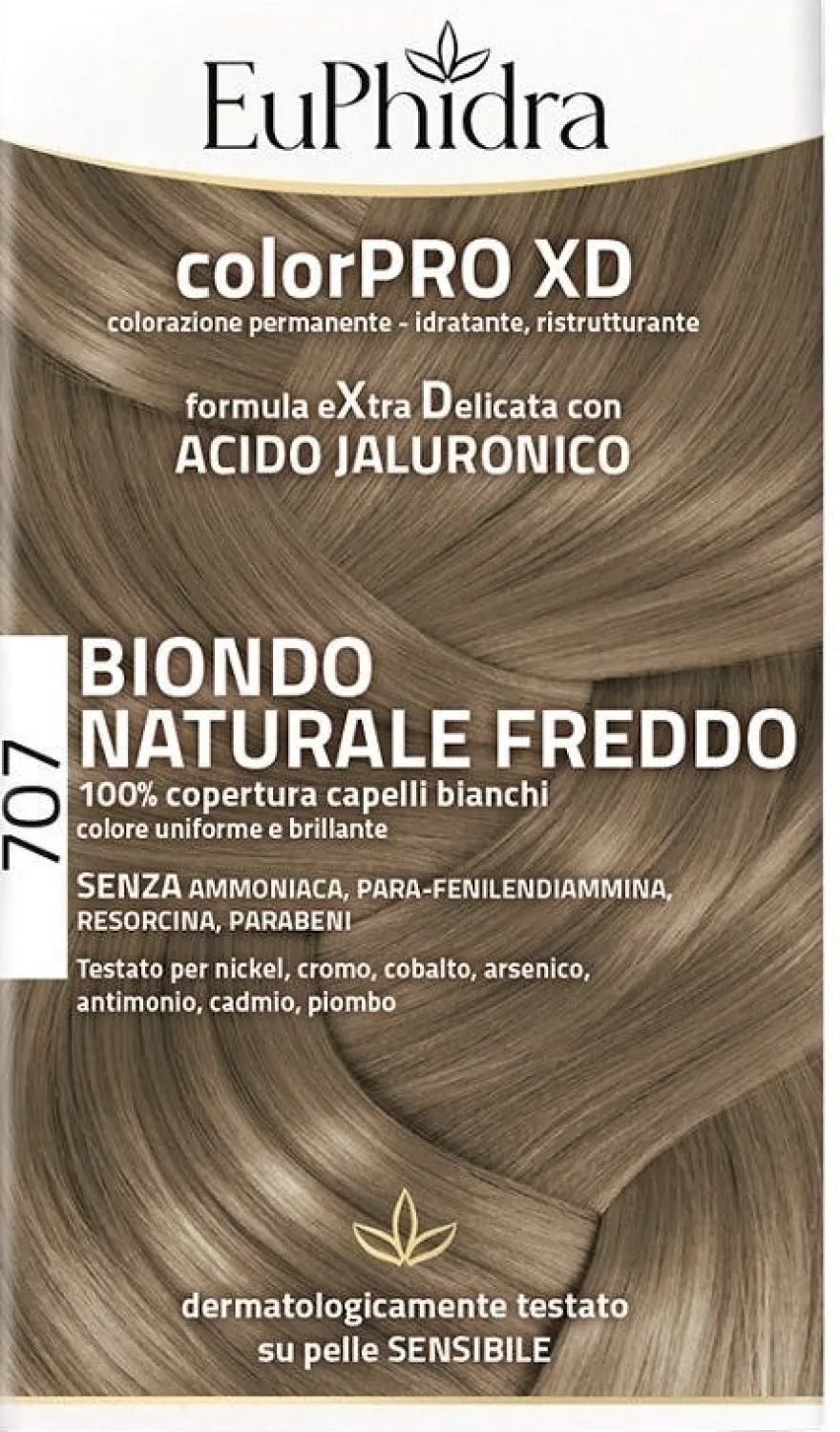 Euphidra ColorPro XD Kit Tinta Capelli 707 Biondo Naturale Freddo