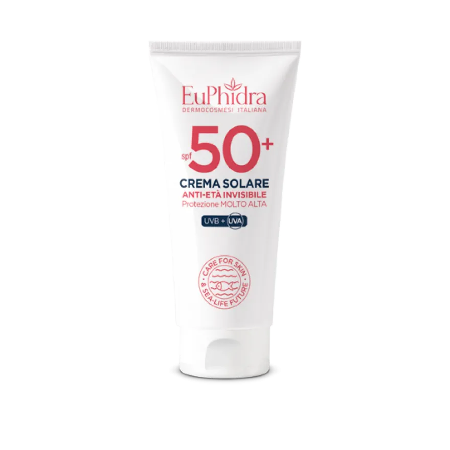 Euphidra Crema Solare Anti-Età Invisibile 50 ml SPF50+