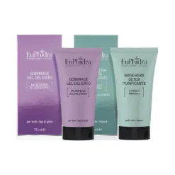 Euphidra Kit Al Tempio Di Kotoku-In Gommage Gel Delicato 75ml + Maschera Detox Purificante 75m