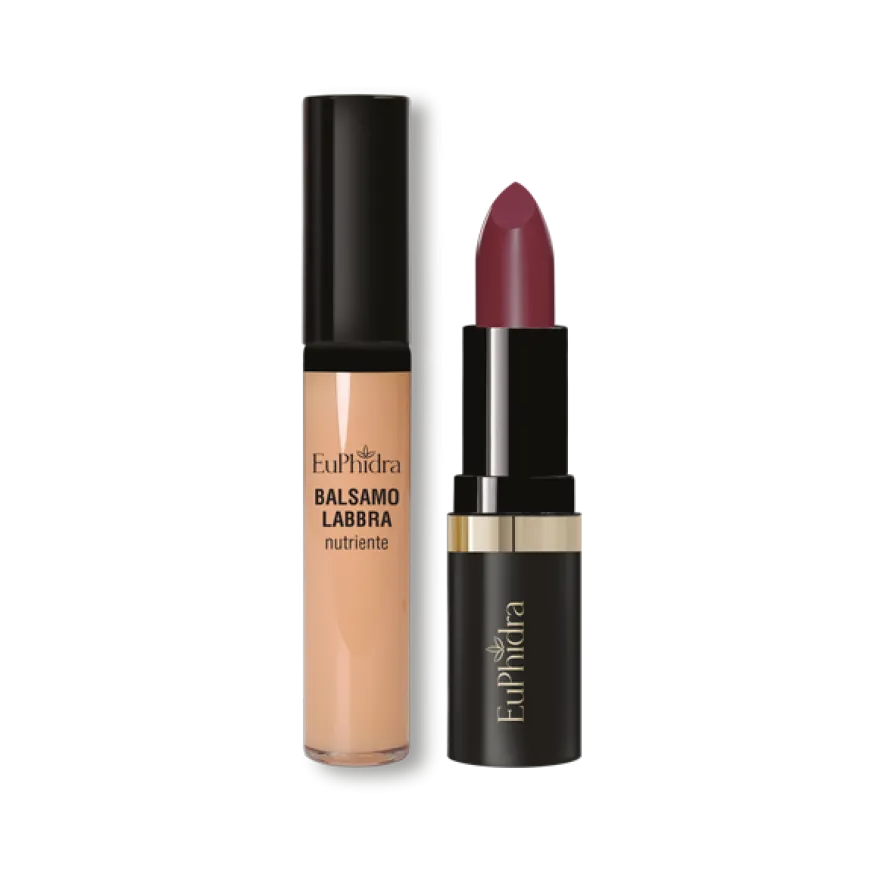 Euphidra Labbra Bellissime Rossetto Mat + Balsamo Labbra 03 Ciliegia