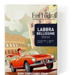 Euphidra Labbra Bellissime Rossetto Mat + Balsamo Labbra 02 Rosso