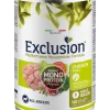 Exclusion Mediterraneo Monoprotein Noble Grain Umido Al Pollo Per Cani Lattina 400gr