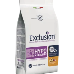Exclusion Monoprotein Veterinary Diet Formula Hypoallergenic Crocchette Anatra/Patate Per Cani Taglia Piccola Sacco 2kg