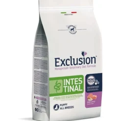 Exclusion Monoprotein Veterinary Diet Formula Intestinal Crocchette Pollo E Riso Per Cuccioli Sacco 2kg
