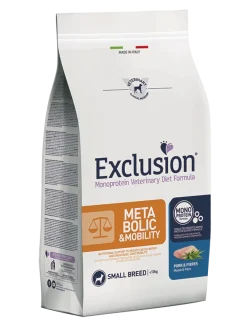 Exclusion Monoprotein Veterinary Diet Formula Metabolic/Mobility Crocchette Maiale E Fibre Taglia Small Sacco 7kg