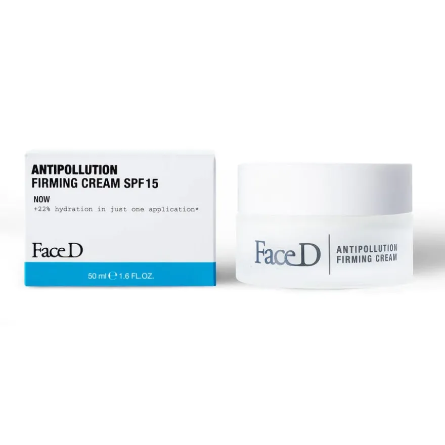 Face D Crema Rassodante Antinquinamento SPF15 Viso/Collo 50ml